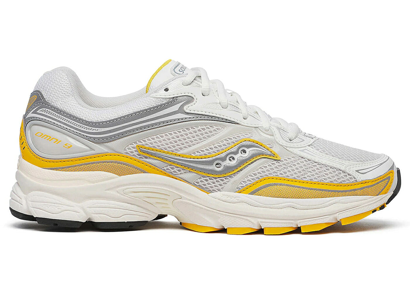 サッカニー アイボリー スニーカー メンズ SAUCONY PROGRID OMNI 9 TMY IVORY POLLEN / IVORY POLLEN|スニケス