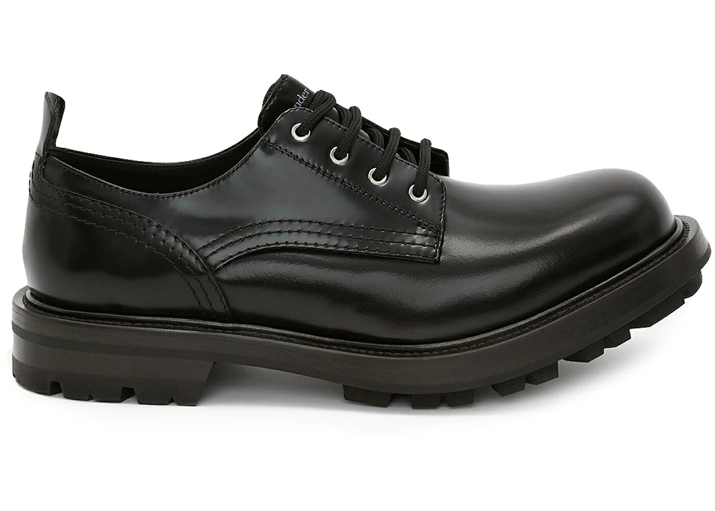 アレキサンダーマックイーン ワーカー 黒色 ブラック スニーカー メンズ ALEXANDER MCQUEEN ALEXANDER MCQUEEN WORKER LACE UP BLACK / BLACK BLACK