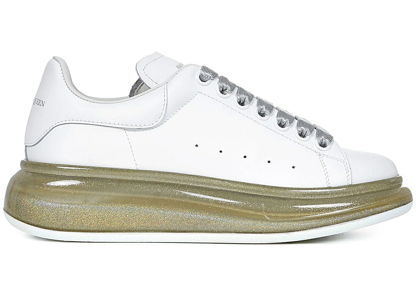アレキサンダーマックイーン ゴールド 白いこと 白いこと WOMEN\u0027S スニーカー レディース ALEXANDER MCQUEEN ALEXANDER MCQUEEN OVERSIZED GOLD TRANSLUCENT (WOMEN\u0027S) / WHITE GOLD