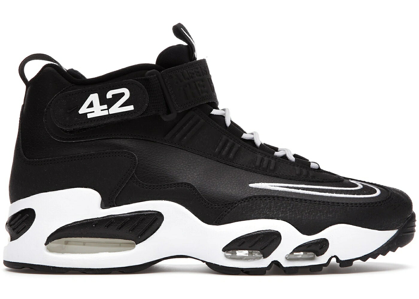 ナイキ グリフィー マックス 黒いこと 黒いこと 白いこと 白いこと スニーカー メンズ NIKE AIR GRIFFEY MAX 1 JACKIE ROBINSON / BLACK BLACK WHITE