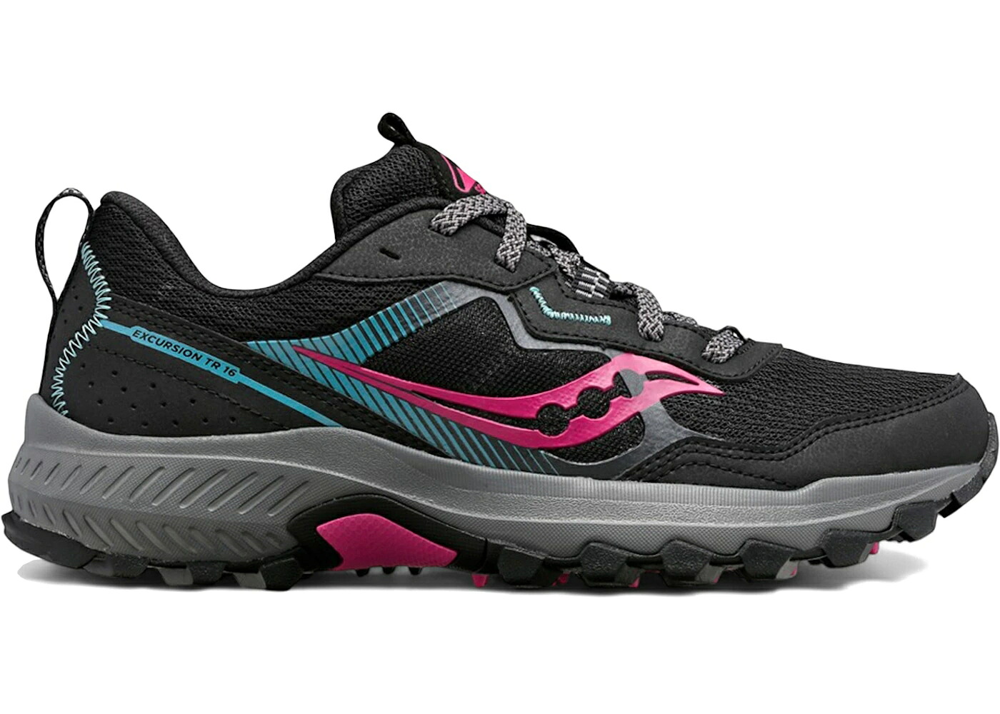 サッカニー 黒いこと 黒いこと WOMEN\u0027S スニーカー レディース SAUCONY EXCURSION TR16 BLACK FUCHSIA (WOMEN\u0027S) / BLACK FUCHSIA