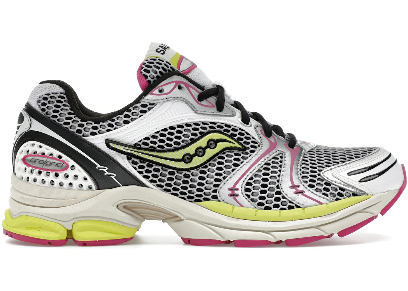 サッカニー 白いこと 白いこと サクラ色 スニーカー メンズ SAUCONY PROGRID TRIUMPH 4 WHITE FLUO PINK / WHITE FLUO