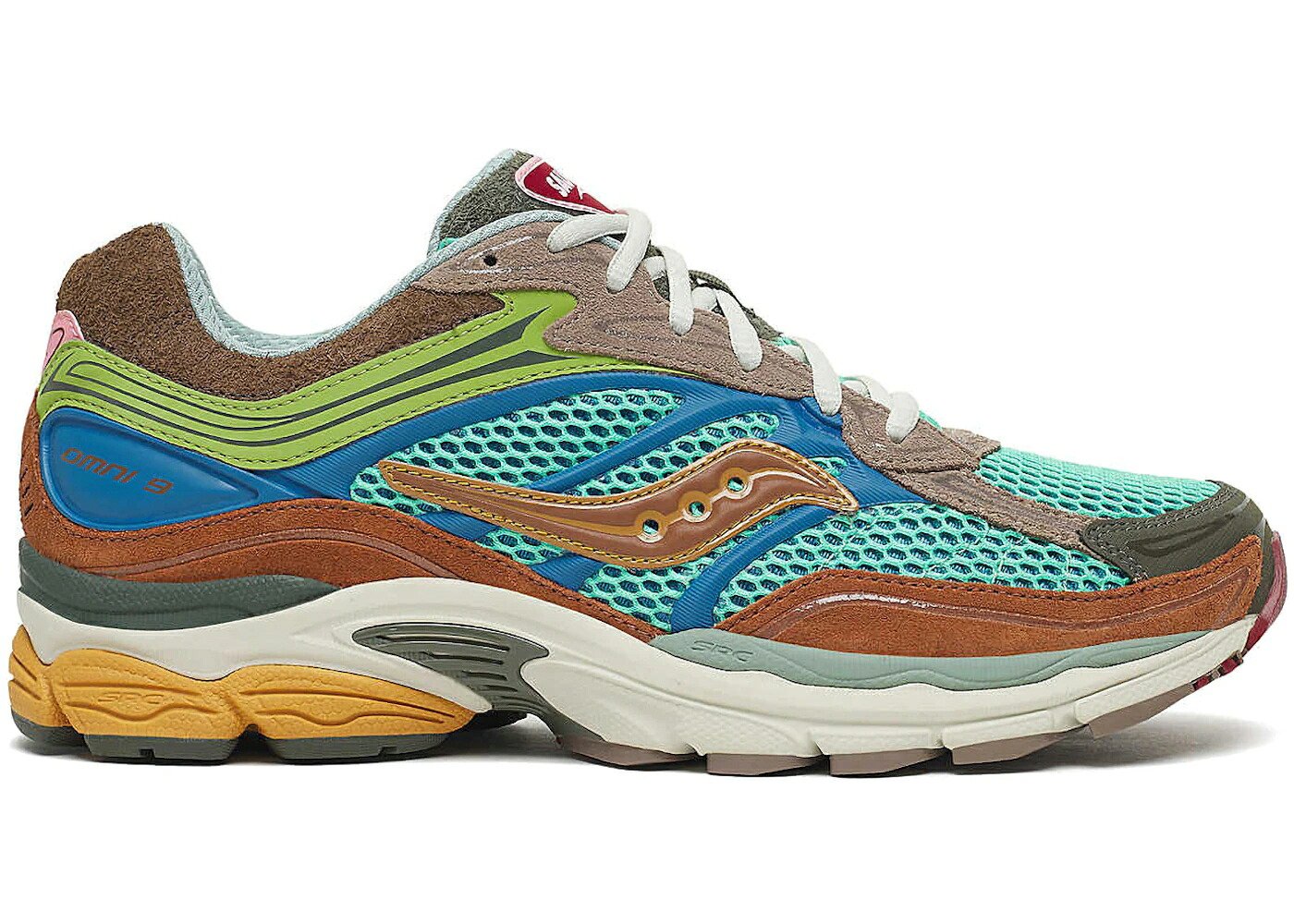 サッカニー 靴 スニーカー エデンの園 SPORTSMAN\u0027S メンズ SAUCONY PROGRID OMNI 9 SNEAKER POLITICS PARADISE / MULTI COLOR