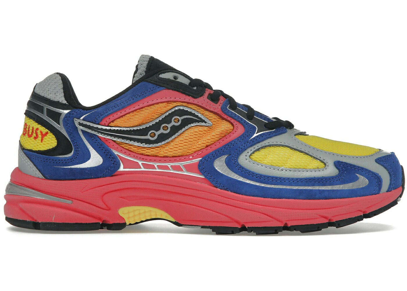 サッカニー ズージャー 青味 青み 橙 オレンジ色 黄味がかった 黄色 サクラ色 スニーカー メンズ SAUCONY JAZZ 9 JAE TIPS I LOVE YOU BUT M BUSY / BLUE ORANGE YELLOW PINK