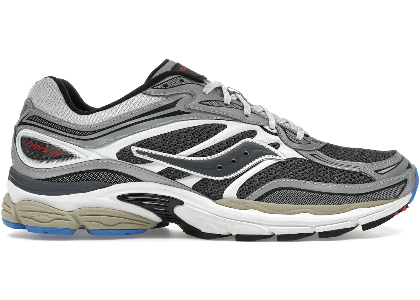 サッカニー 薄墨色 薄墨色 しろがね色 しろがね色 スニーカー メンズ SAUCONY PROGRID OMNI 9 METALLIC GREY SILVER / GREY SILVER