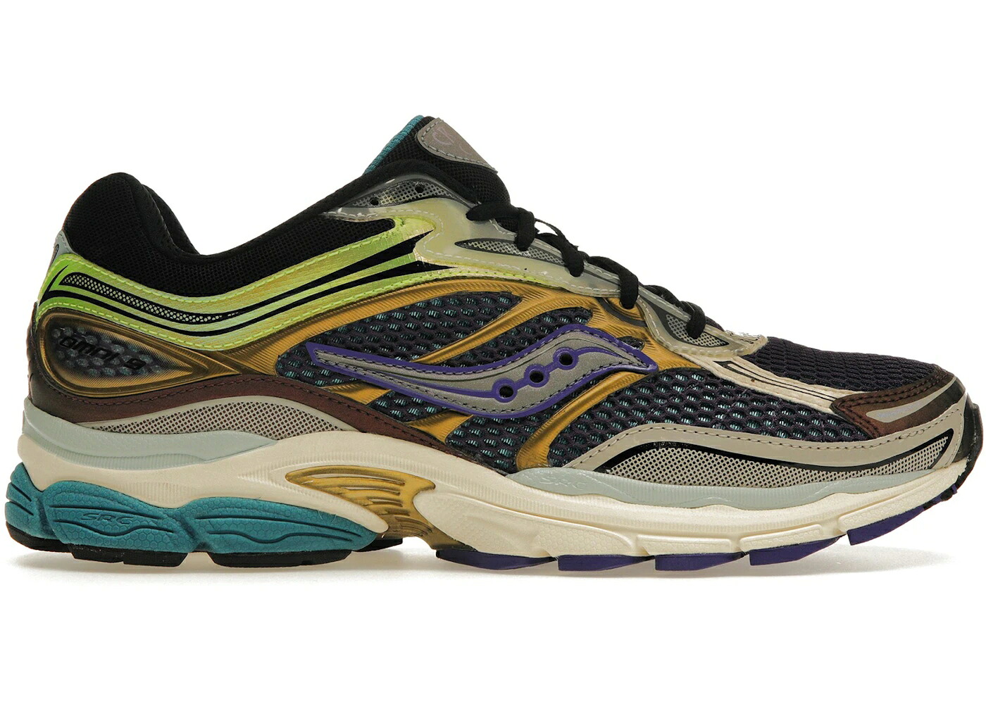 サッカニー 紫 パープル 黄味がかった 黄色 スニーカー メンズ SAUCONY PROGRID OMNI 9 CRYSTAL CAVE / PURPLE YELLOW