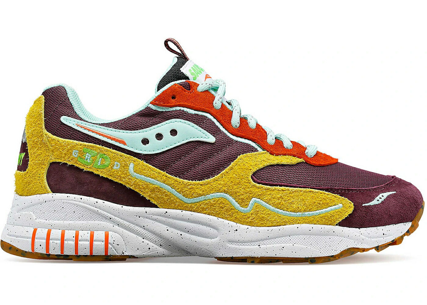 サッカニー ハリケーン 茶色 ブラウン スニーカー メンズ SAUCONY 3D GRID HURRICANE TRAILIAN / BROWN MUSTARD