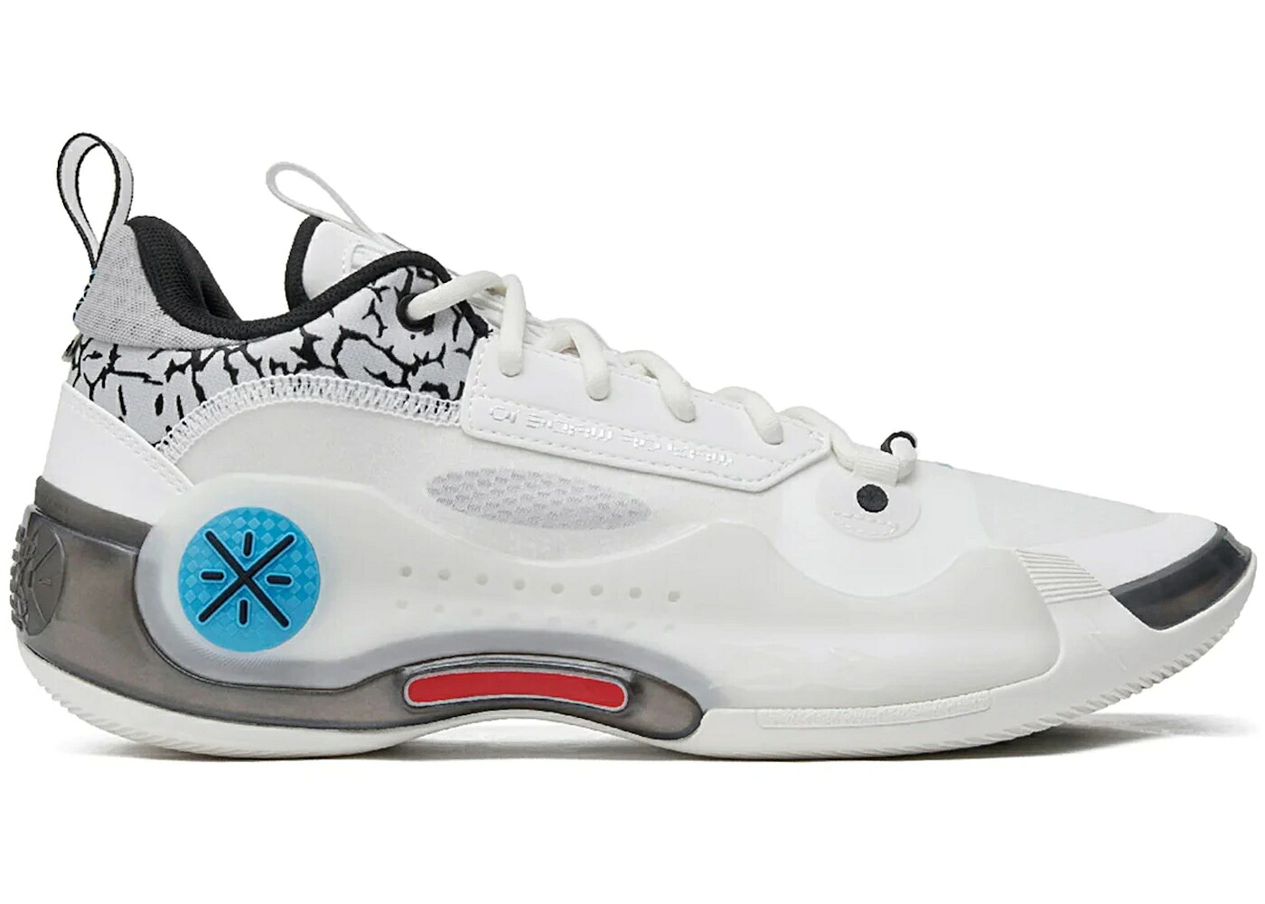 リーニン ウェイド 黒いこと 黒いこと 白いこと 白いこと スニーカー メンズ LI-NING WAY OF WADE 10 LOW BLACK FLASH / WHITE MULTI