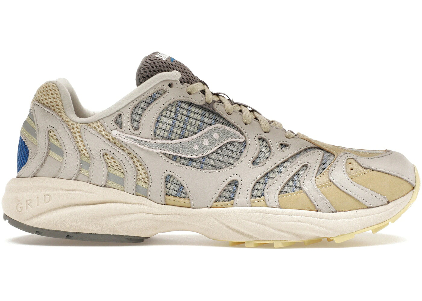 サッカニー 薄墨色 薄墨色 青味 青み IT\u0027S スニーカー メンズ SAUCONY GRID AZURA 2000 PARTY LIKE 1999 / GREY BLUE