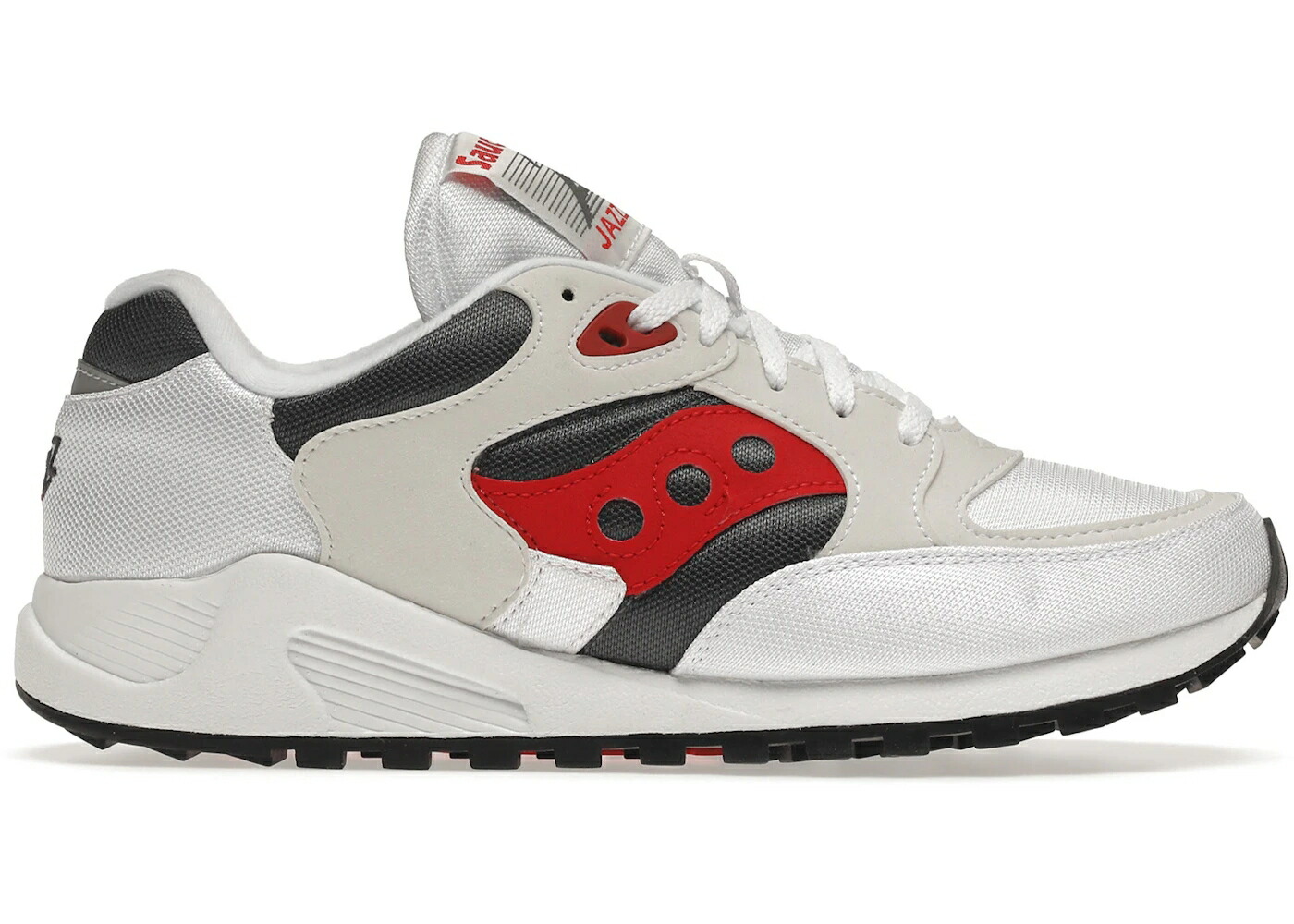 サッカニー ジャズ 灰色 グレー 赤 レッド 白色 ホワイト スニーカー メンズ SAUCONY JAZZ 4000 GREY RED (2020) / WHITE GREY RED|スニケス
