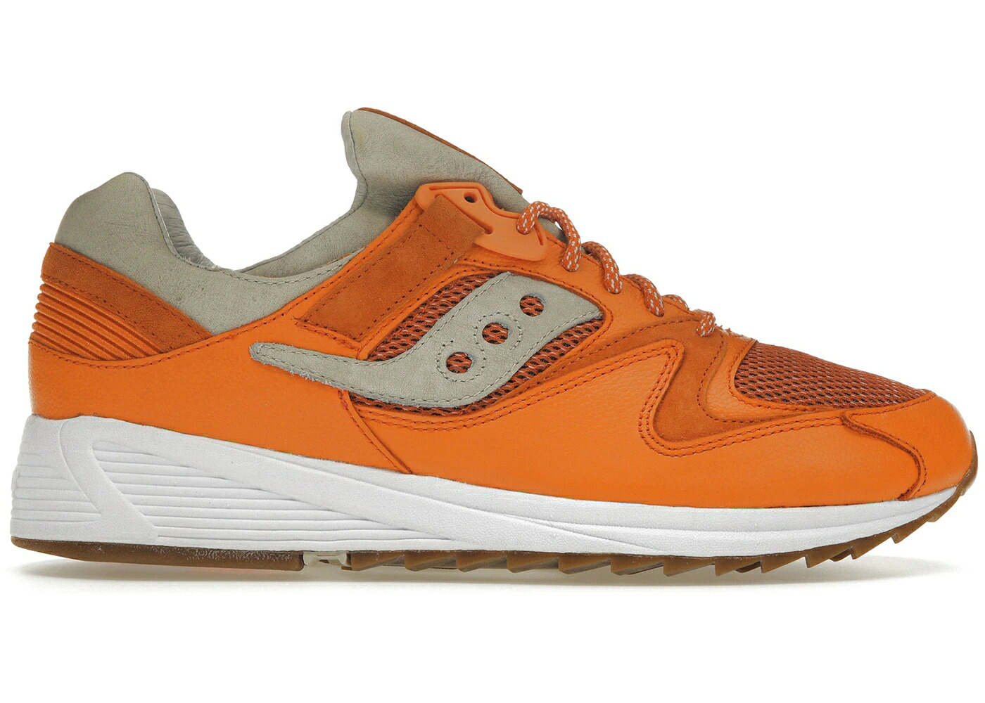 サッカニー 橙 オレンジ スニーカー メンズ SAUCONY GRID 8500 END LOBSTER / ORANGE