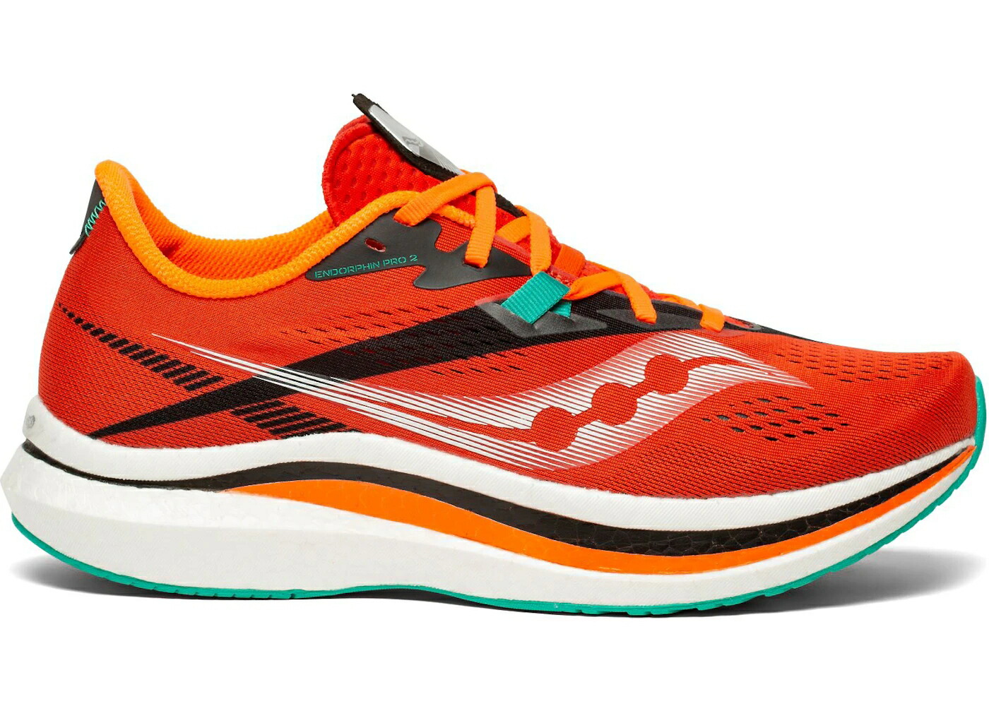 サッカニー プロ 黒色 ブラック スニーカー メンズ SAUCONY ENDORPHIN PRO 2 SCARLET / SCARLET BLACK