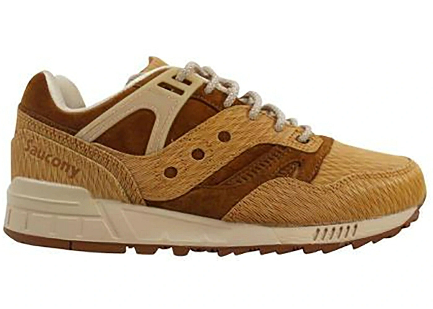サッカニー 赤銅色 赤銅色 スニーカー メンズ SAUCONY GRID SD WOODBURN / TAN BROWN
