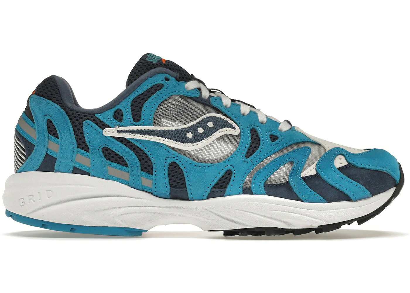 サッカニー ジーンズ 白いこと 白いこと スニーカー メンズ SAUCONY GRID AZURA 2000 DENIM / DENIM CAPRI WHITE