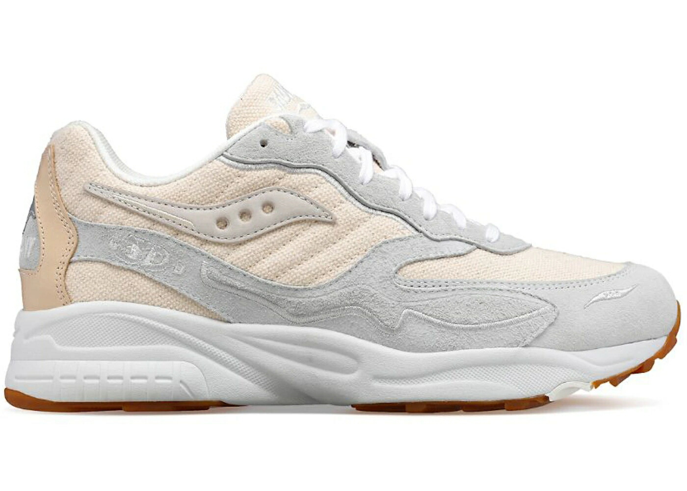 サッカニー ハリケーン ベージュ スニーカー メンズ SAUCONY 3D GRID HURRICANE BLANK CANVAS UNDYED / UNDYED BEIGE