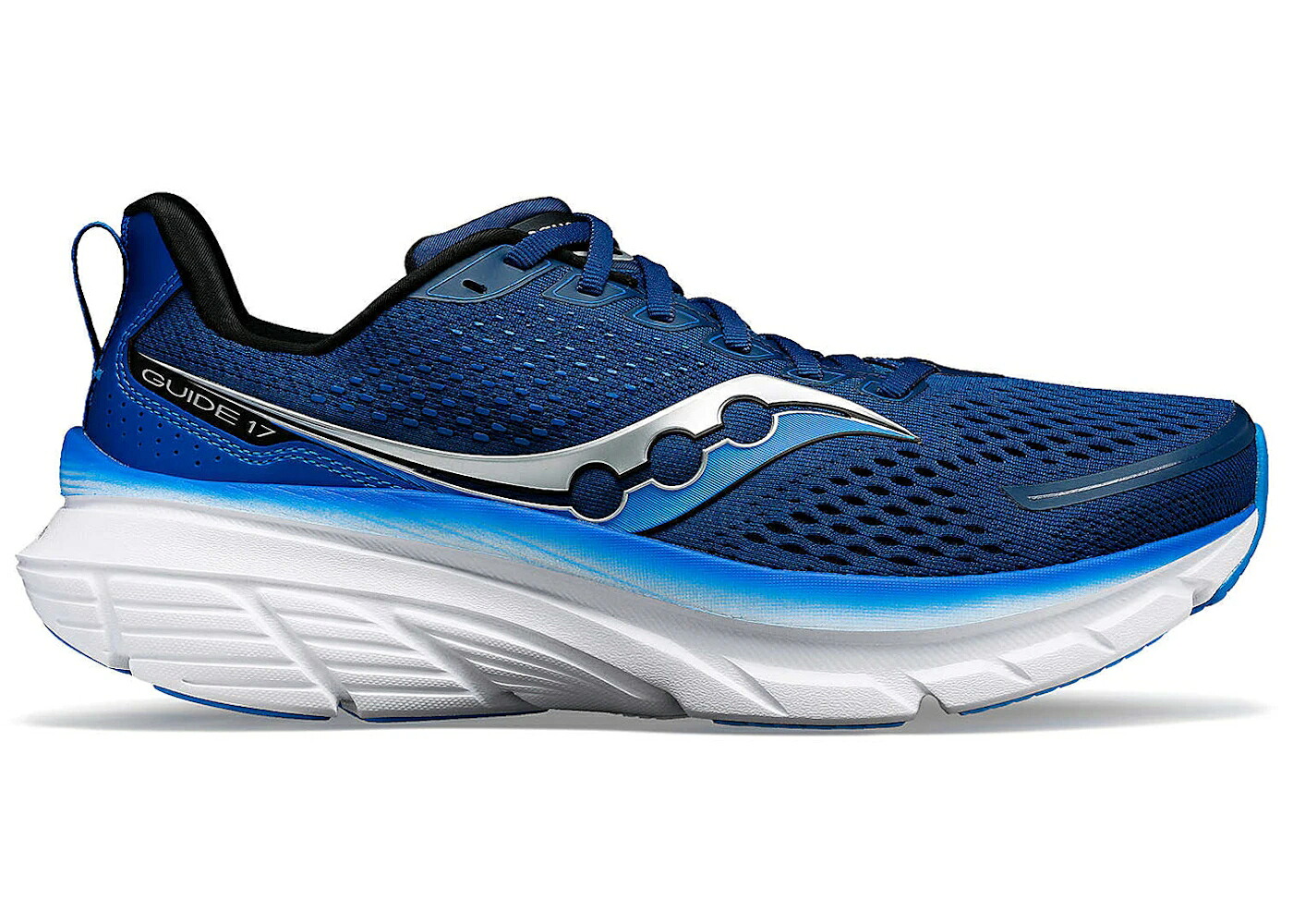 サッカニー 紺色 米国海軍 スニーカー メンズ SAUCONY GUIDE 17 NAVY COBALT / NAVY COBALT
