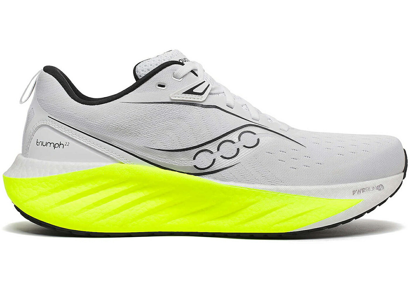 サッカニー 白いこと 白いこと スニーカー メンズ SAUCONY TRIUMPH 22 WHITE CITRON / WHITE CITRON