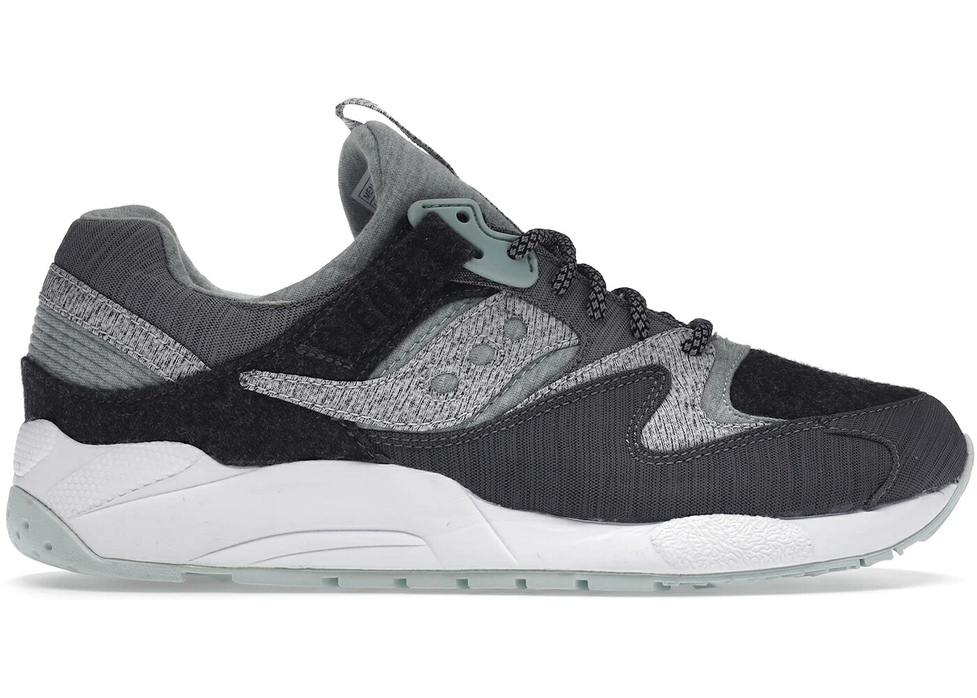 サッカニー 白いこと 白いこと アクア スニーカー メンズ SAUCONY GRID 9000 END WHITE NOISE / WHITE NOISE BLEACHED AQUA 靴-メンズ靴-スニーカー
