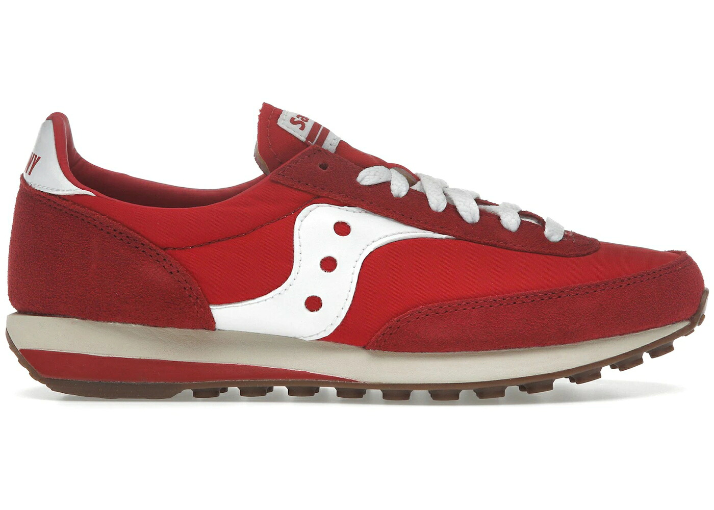 サッカニー トレーナー 赤 レッド 白色 ホワイト スニーカー メンズ SAUCONY TRAINER 80 RED WHITE / RED WHITE|スニケス