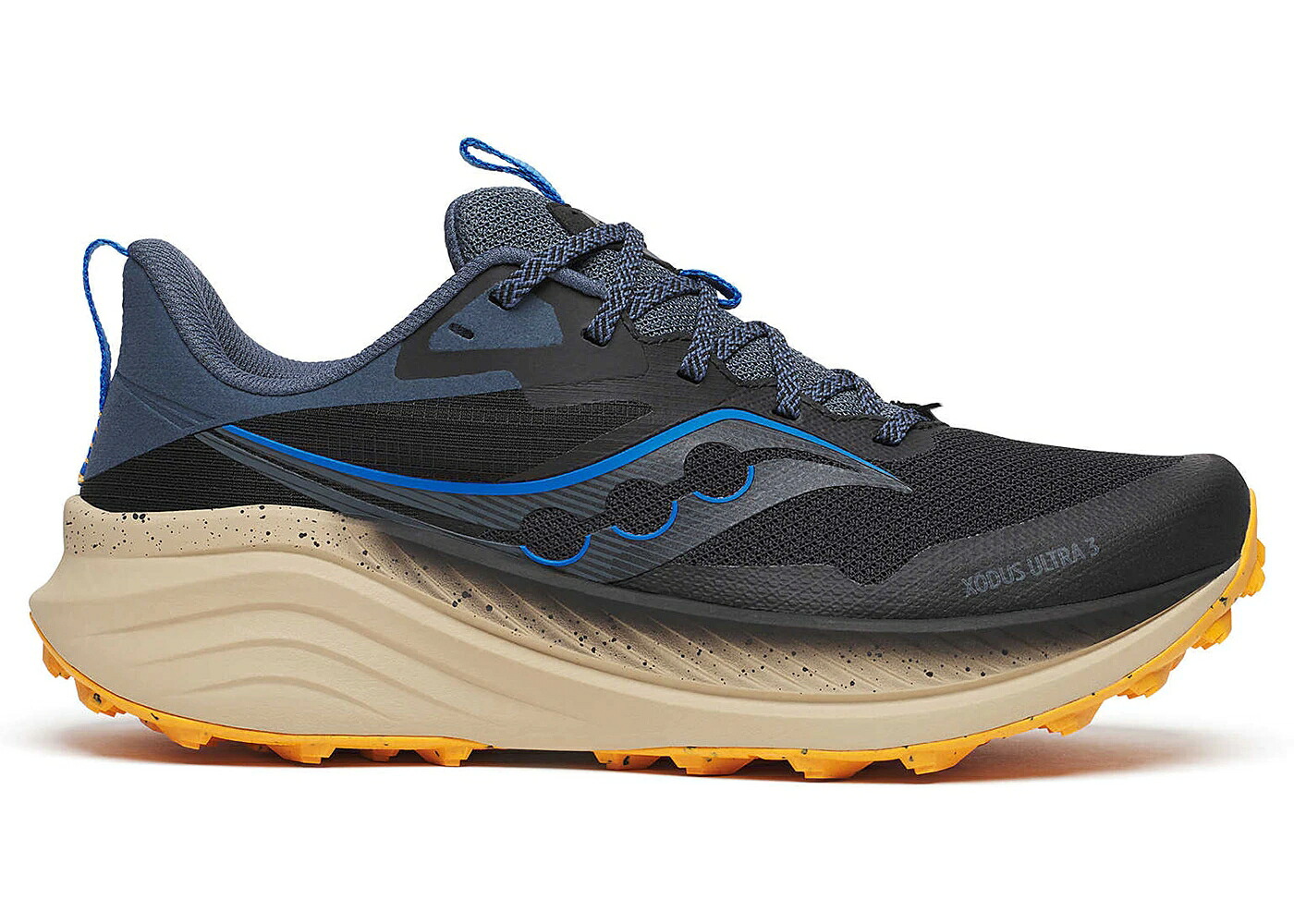 サッカニー ウルトラ 黒いこと 黒いこと スニーカー メンズ SAUCONY XODUS ULTRA 3 BLACK DUSK / BLACK DUSK