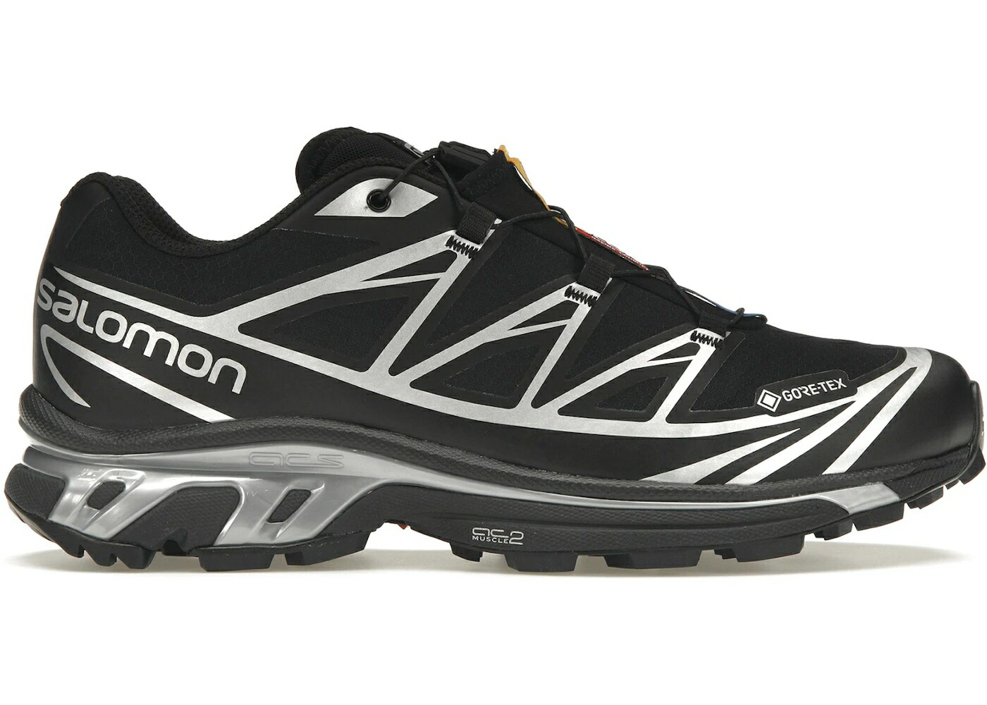 サロモン ゴアテックス 黒いこと 黒いこと しろがね色 しろがね色 スニーカー メンズ SALOMON XT-6 GORE-TEX BLACK SILVER / BLACK BLACK FOOTWEAR SILVER メンズ靴-靴