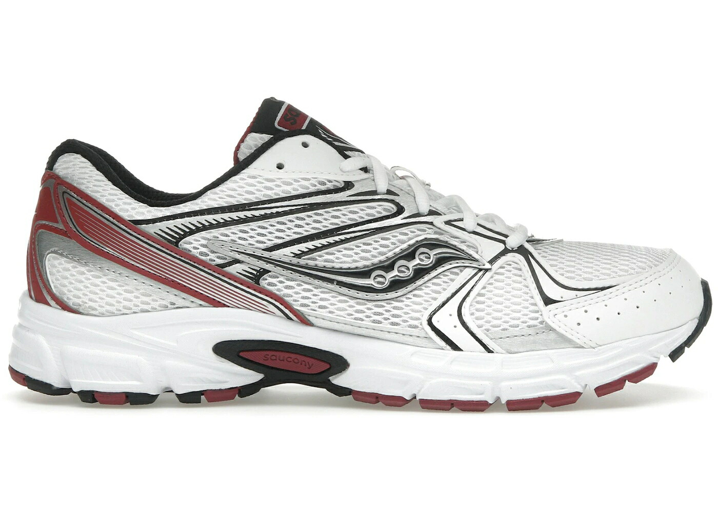 サッカニー 白色 ホワイト 赤 レッド スニーカー メンズ SAUCONY GRID RIDE MILLENNIUM WHITE RED / WHITE RED