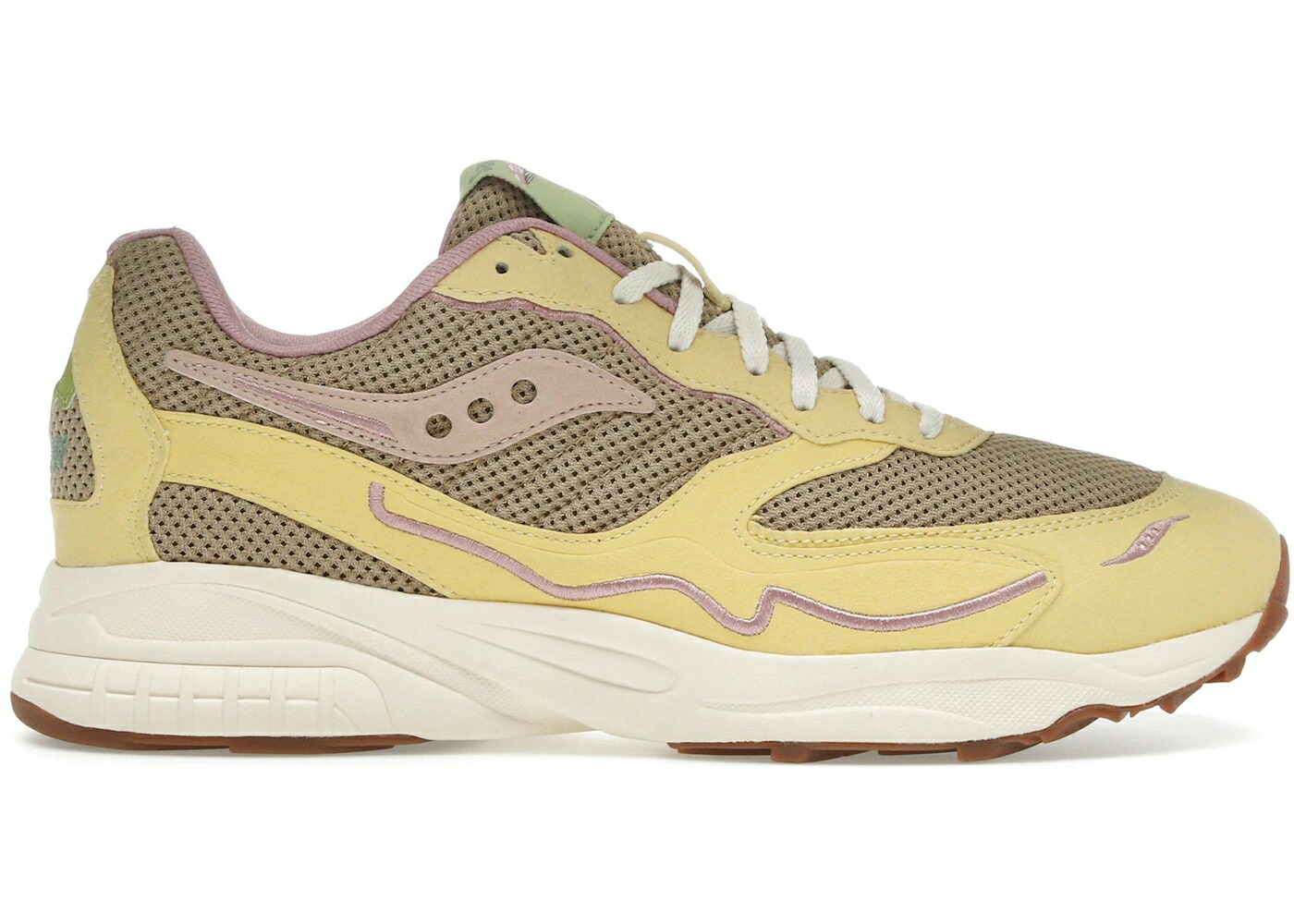 サッカニー ハリケーン 黄色 イエロー スニーカー メンズ SAUCONY 3D GRID HURRICANE MUSHROOM / TAN YELLOW