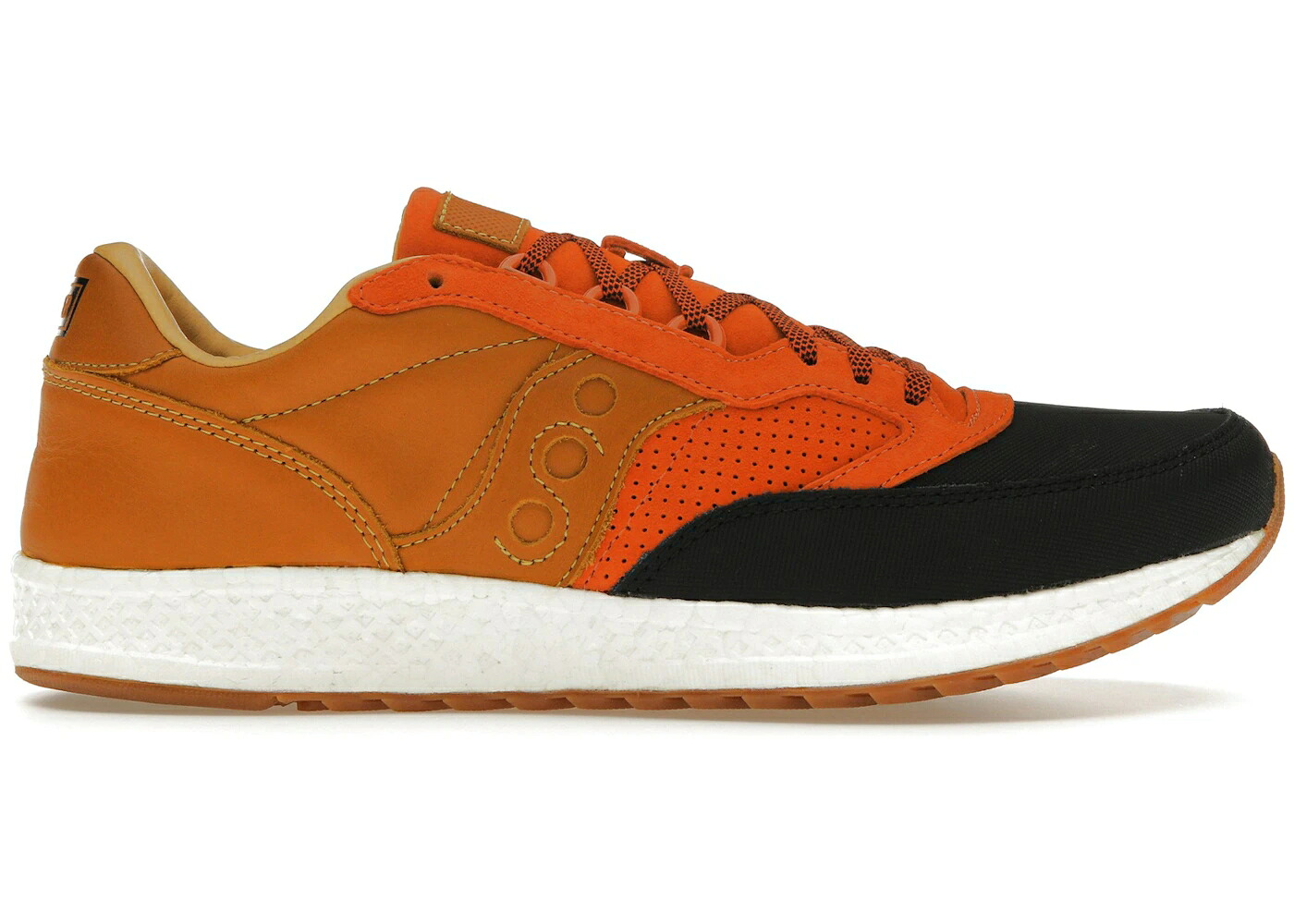 サッカニー プレミアム 橙 オレンジ 黒色 ブラック スニーカー メンズ SAUCONY FREEDOM RUNNER PREMIER STORMLIGHT / GUM ORANGE BLACK｜スニケス