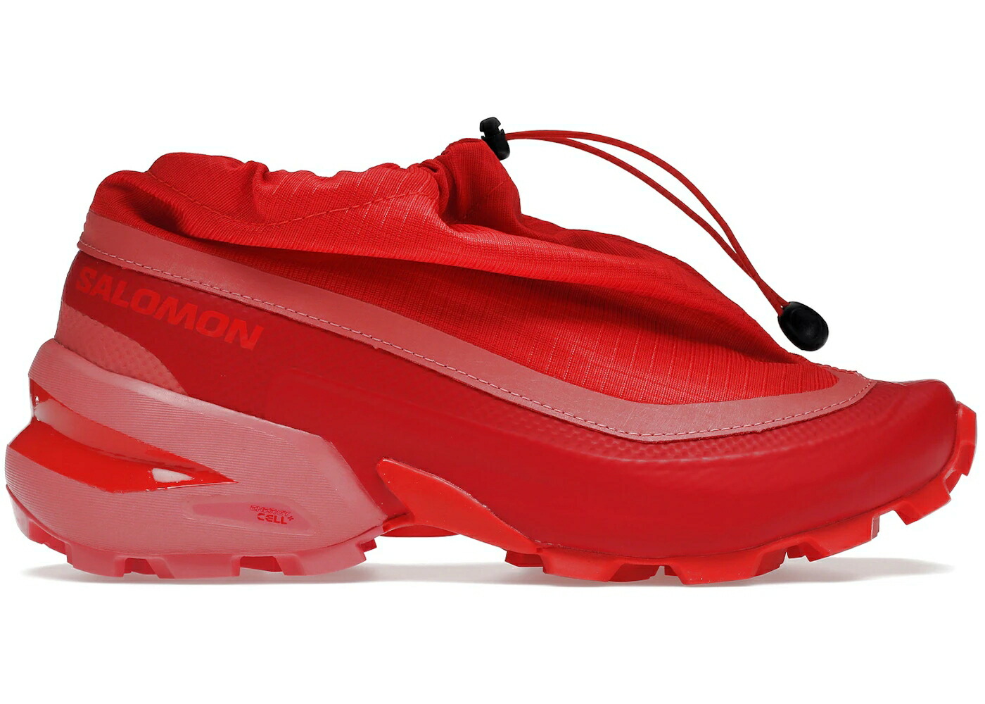 サロモン 赤 赤いこと サクラ色 スニーカー メンズ SALOMON CROSS LOW DRAWSTRING MM6 MAISON MARGIELA FIERY RED / FIERY RED TEA ROSE SALSA