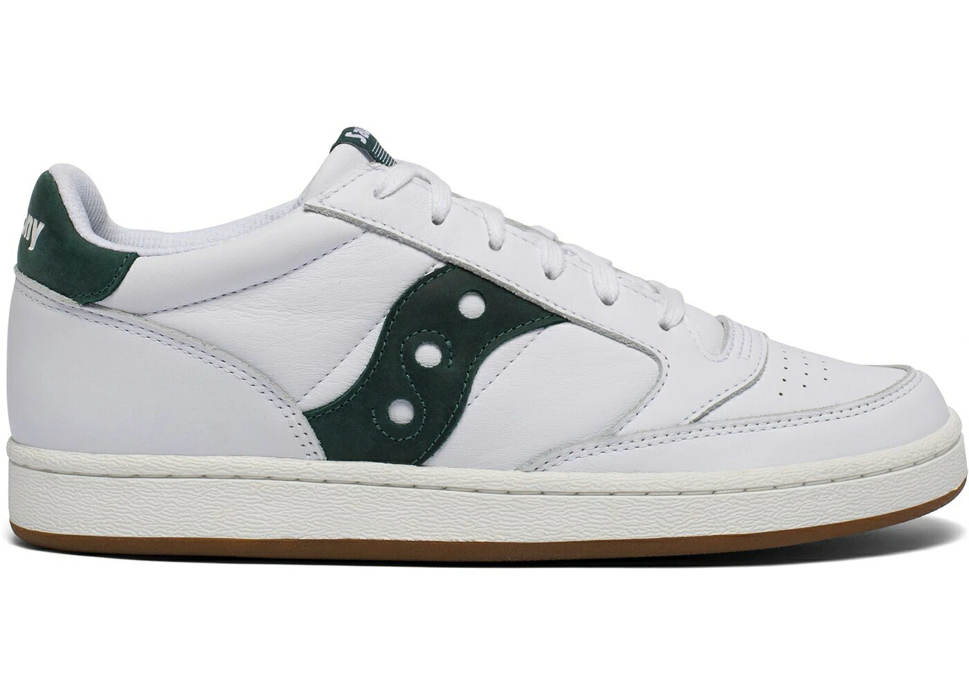 サッカニー ズージャー 厚地の外套 白いこと 白いこと 緑 緑であること スニーカー メンズ SAUCONY JAZZ COURT WHITE GREEN / WHITE GREEN