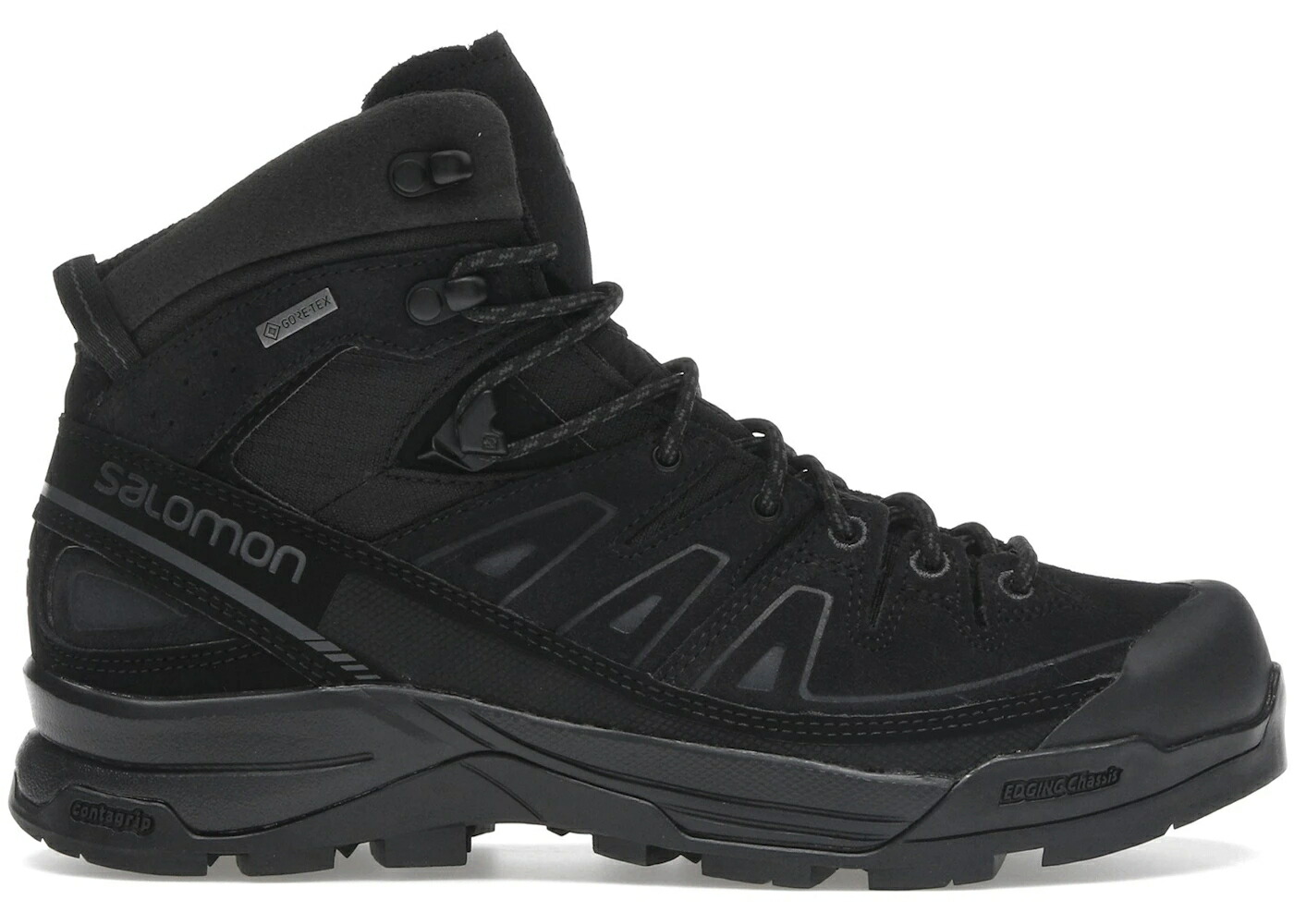 サロモン ミッド 黒いこと 黒いこと スニーカー メンズ SALOMON X-ALP MID LTR GTX BLACK ASPHALT / BLACK ASPHALT
