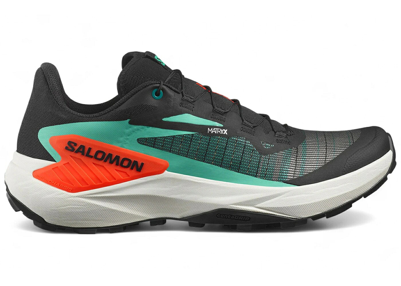 サロモン 黒色 ブラック 緑 グリーン スニーカー メンズ SALOMON GENESIS BLACK ELECTRIC GREEN CHERRY TOMATO / BLACK ELECTRIC GREEN CHERRY