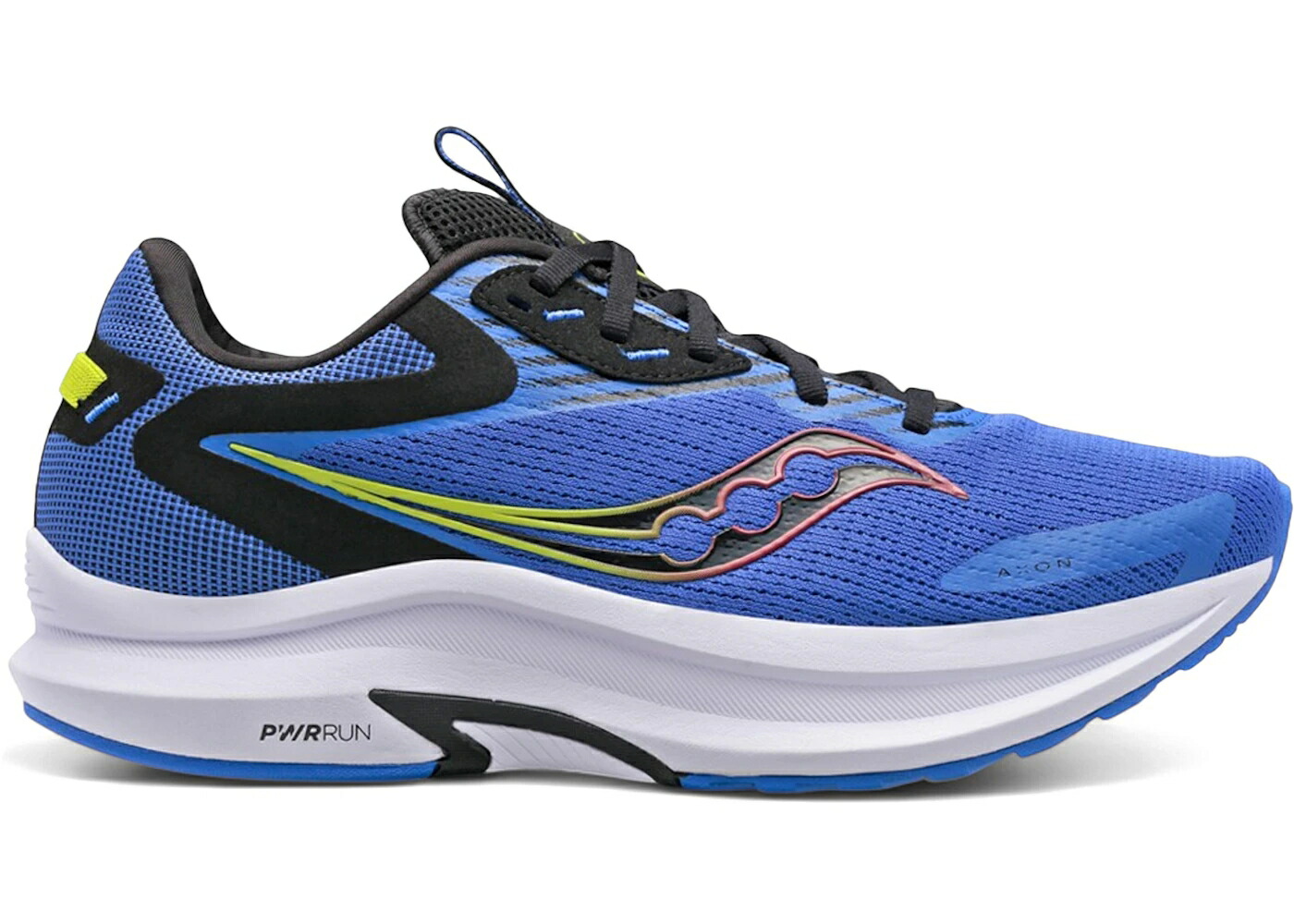 サッカニー 青色 ブルー スニーカー メンズ SAUCONY AXON 2 BLUE RAZ ACID / BLUE RAZ ACID