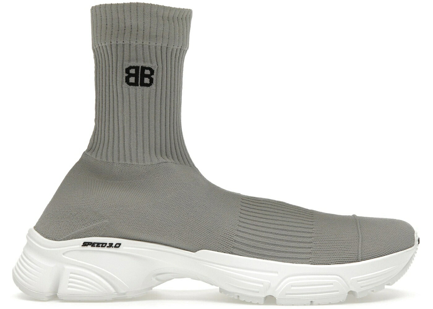 バレンシアガ スピード 灰色 グレー 白色 ホワイト 3.0 スニーカー メンズ BALENCIAGA SPEED GREY WHITE / GREY WHITE
