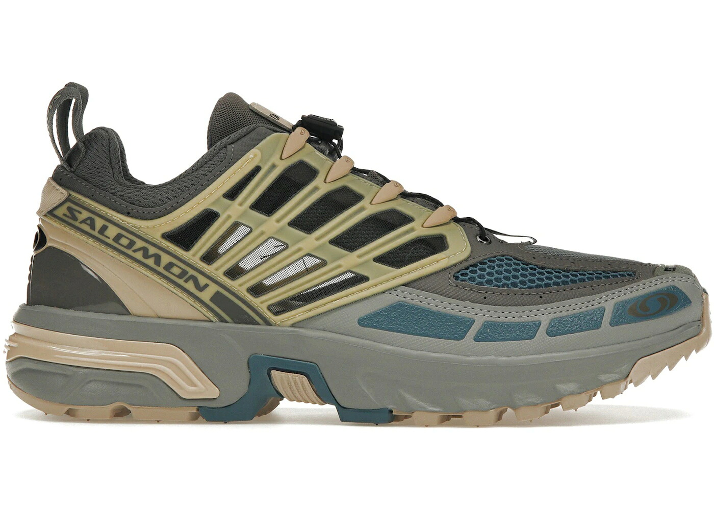 サロモン 労働者階級 青み 青色 スニーカー メンズ SALOMON ACS PRO PEWTER AEGEAN BLUE / PEWTER MONUMENT AEGEAN BLUE