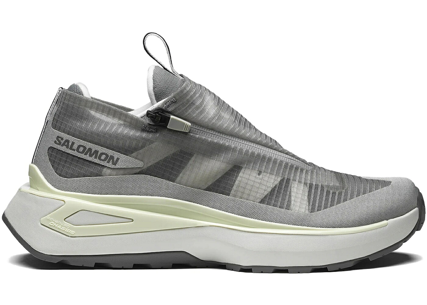 サロモン 灰色 グレー スニーカー メンズ SALOMON ODYSSEY ELMT ADVANCED CLEAR GLACIER GREY / GLACIER GREY GHOST GREY ALOE|スニケス