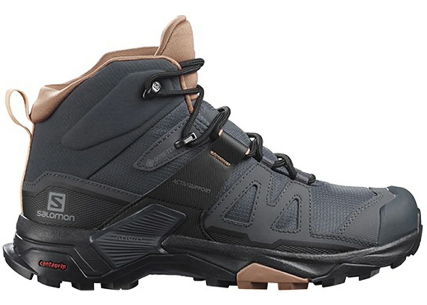 サロモン ウルトラ ミッド ゴアテックス 皮膚軟化剤 WOMEN\u0027S スニーカー レディース SALOMON X ULTRA 4 MID GORE-TEX EBONY MOCHA MOUSSE (WOMEN\u0027S) / EBONY MOCHA MOUSSE ALMOND CREAM