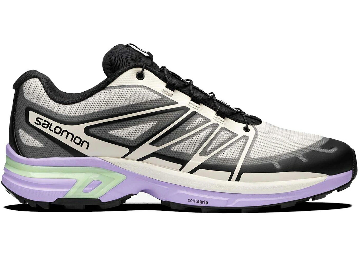 サロモン 緑 グリーン 紫 バイオレット 黒色 ブラック スニーカー ユニセックス SALOMON XT-WINGS 2 NIMBUS CLOUD PATINA GREEN VIOLET / NIMBUS CLOUD BLACK PATINA GREEN メンズ