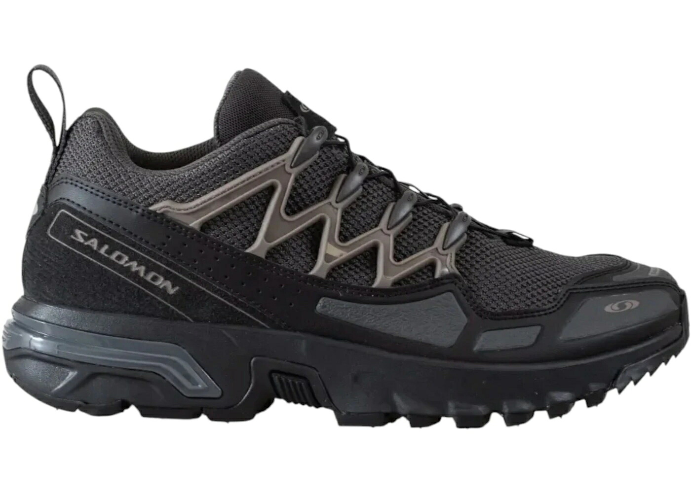 サロモン 黒いこと 黒いこと + スニーカー ユニ一発やる SALOMON ADVANCED ACS SEASONAL ASPHALT BLACK / ASPHALT BLACK メンズ