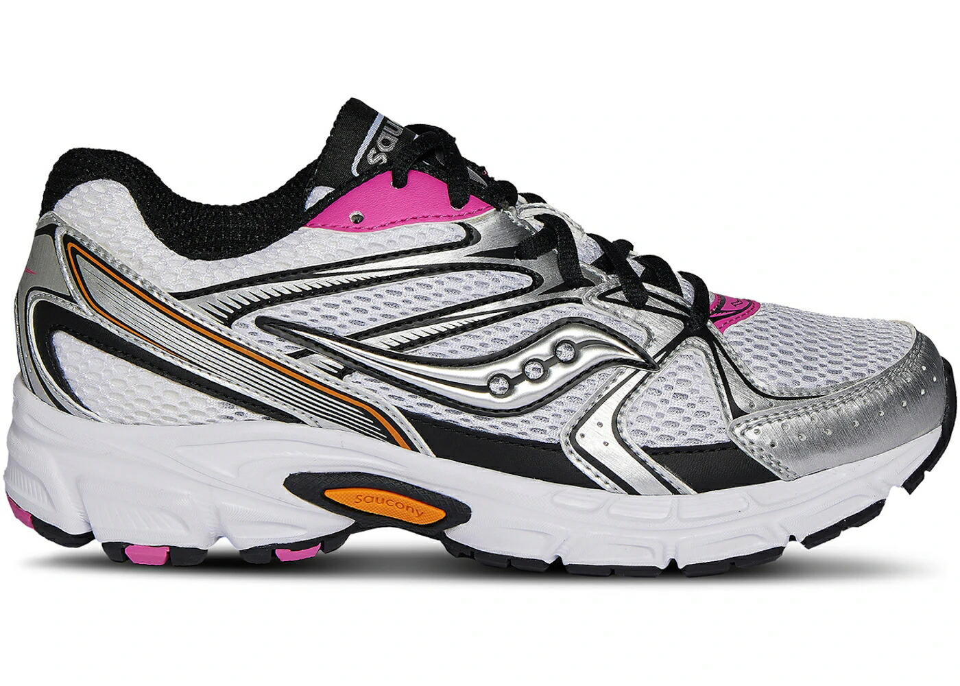 サッカニー 白色 ホワイト 橙 オレンジ ピンク WOMEN'S スニーカー レディース SAUCONY GRID RIDE MILLENNIUM WHITE ORANGE PINK (WOMEN'S) / WHITE ORANGE PINK