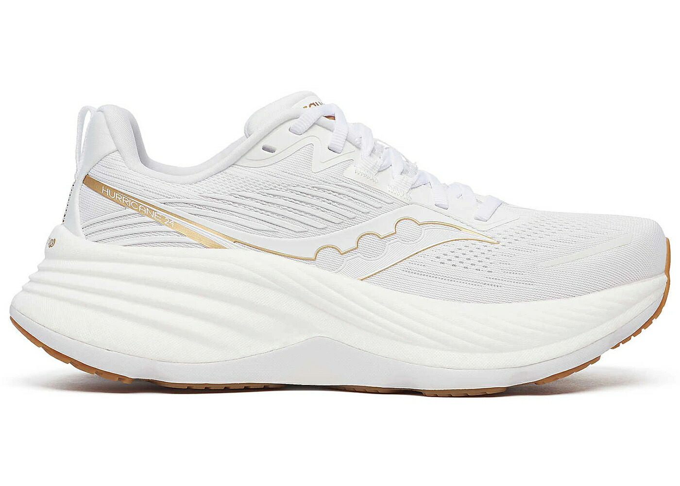 サッカニー ハリケーン 白色 ホワイト ゴールド WOMEN'S スニーカー レディース SAUCONY HURRICANE 24 WHITE GOLD (WOMEN'S) / WHITE GOLD