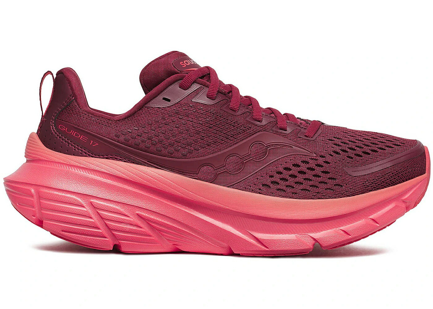 サッカニー WOMEN'S スニーカー レディース SAUCONY GUIDE 17 CURRANT CAYENNE (WOMEN'S) / CURRANT CAYENNE