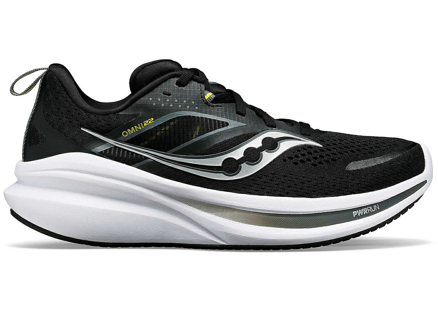 サッカニー 黒色 ブラック 白色 ホワイト WOMEN'S スニーカー レディース SAUCONY OMNI 22 BLACK WHITE (WOMEN'S) / BLACK WHITE