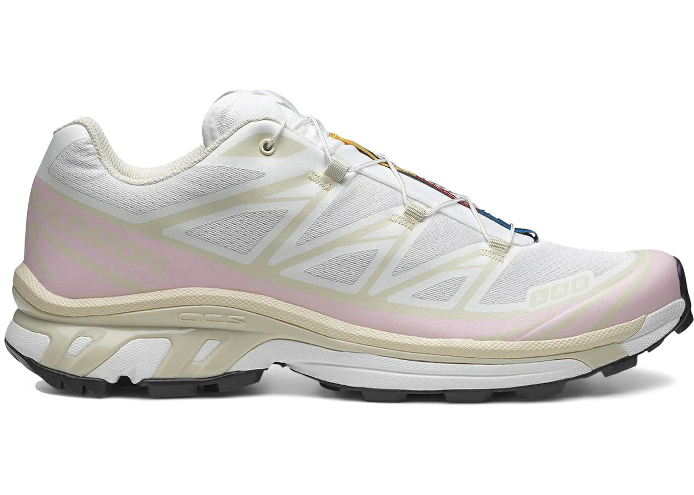 サロモン 白色 ホワイト スニーカー メンズ SALOMON XT-6 WHITE ALMOND MILK FAIRY TALE / WHITE ALMOND MILK FAIRY TALE