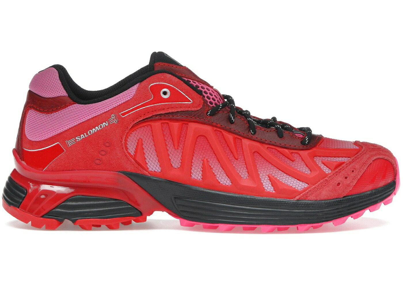 サロモン 赤 赤いこと サクラ色 黒いこと 黒いこと スニーカー メンズ SALOMON XT-WHISPER ARIES FIERY RED FUCHSIA PINK / FIERY RED FUCHSIA PINK BLACK