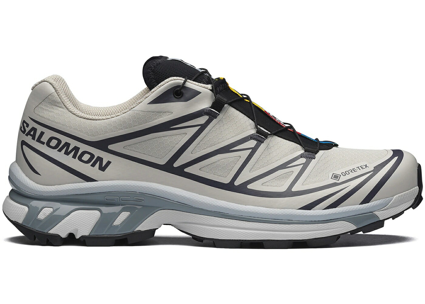 サロモン ゴアテックス 銀色 シルバー 黒色 ブラック スニーカー メンズ SALOMON XT-6 GORE-TEX SILVER CLOUD BLACK / SILVER CLOUD BLACK