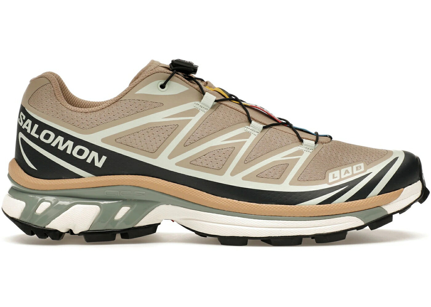 サロモン オックスフォード 炭素 アクア スニーカー メンズ SALOMON XT-6 OXFORD TAN / OXFORD TAN CARBON CLEARLY AQUA
