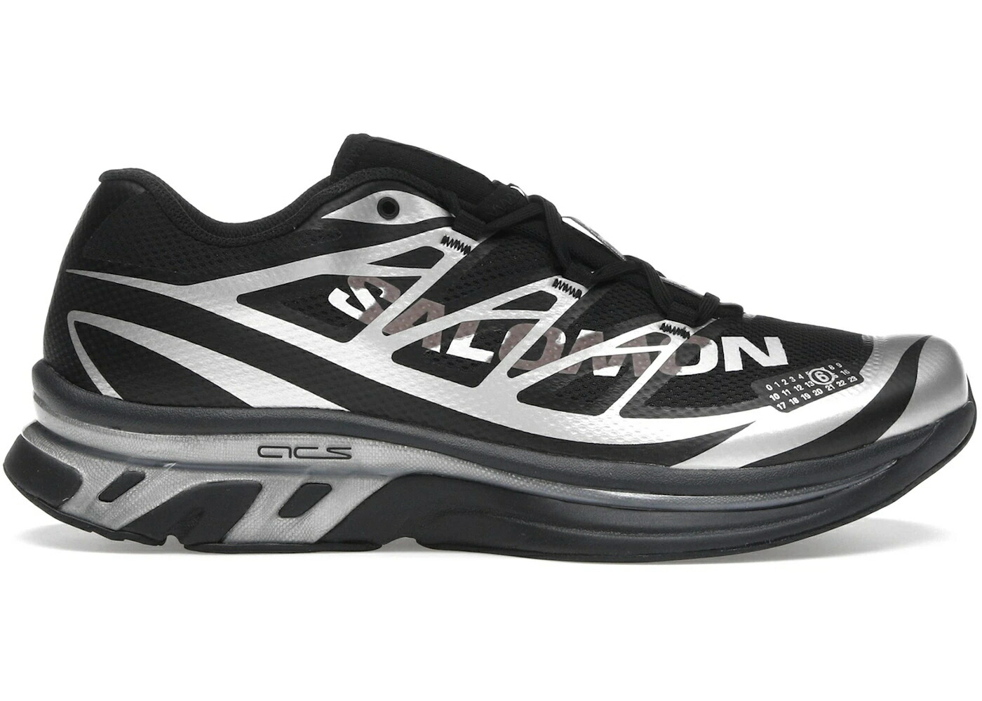 サロモン 黒色 ブラック 銀色 シルバー スニーカー メンズ SALOMON XT-MM-6 MM6 MAISON MARGIELA BLACK SILVER / BLACK SILVER PHANTOM