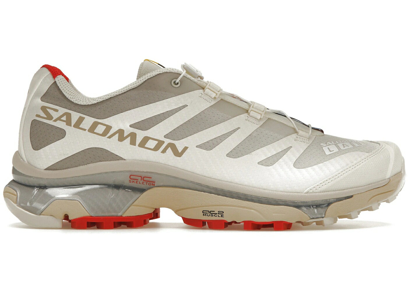 サロモン 赤 レッド 白色 ホワイト スニーカー メンズ SALOMON XT-4 OG VANILLA ICE FIERY RED / VANILLA ICE FIERY RED WHITE