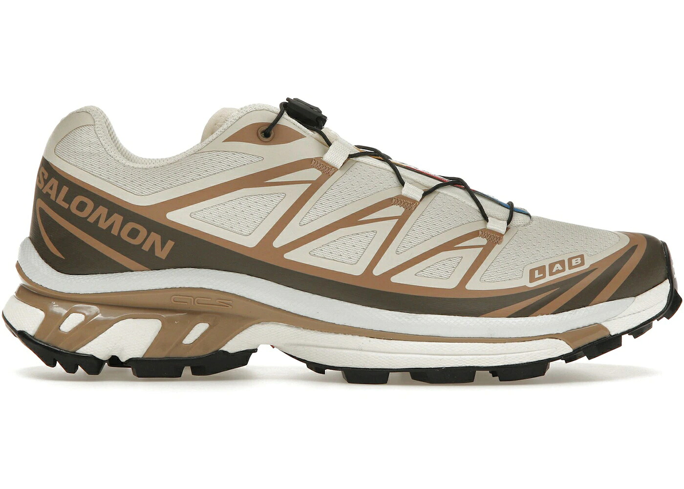 サロモン 流れ受け答え スニーカー メンズ SALOMON XT-6 ALMOND MILK PORTABELLA / ALMOND MILK PORTABELLA ICE FLOW